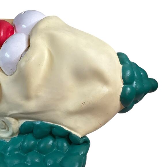 Vintage 2002 The Simpsons "Krusty the Clown" Vinyl Halloween Mask Matt Groening - Picture 10 of 16
